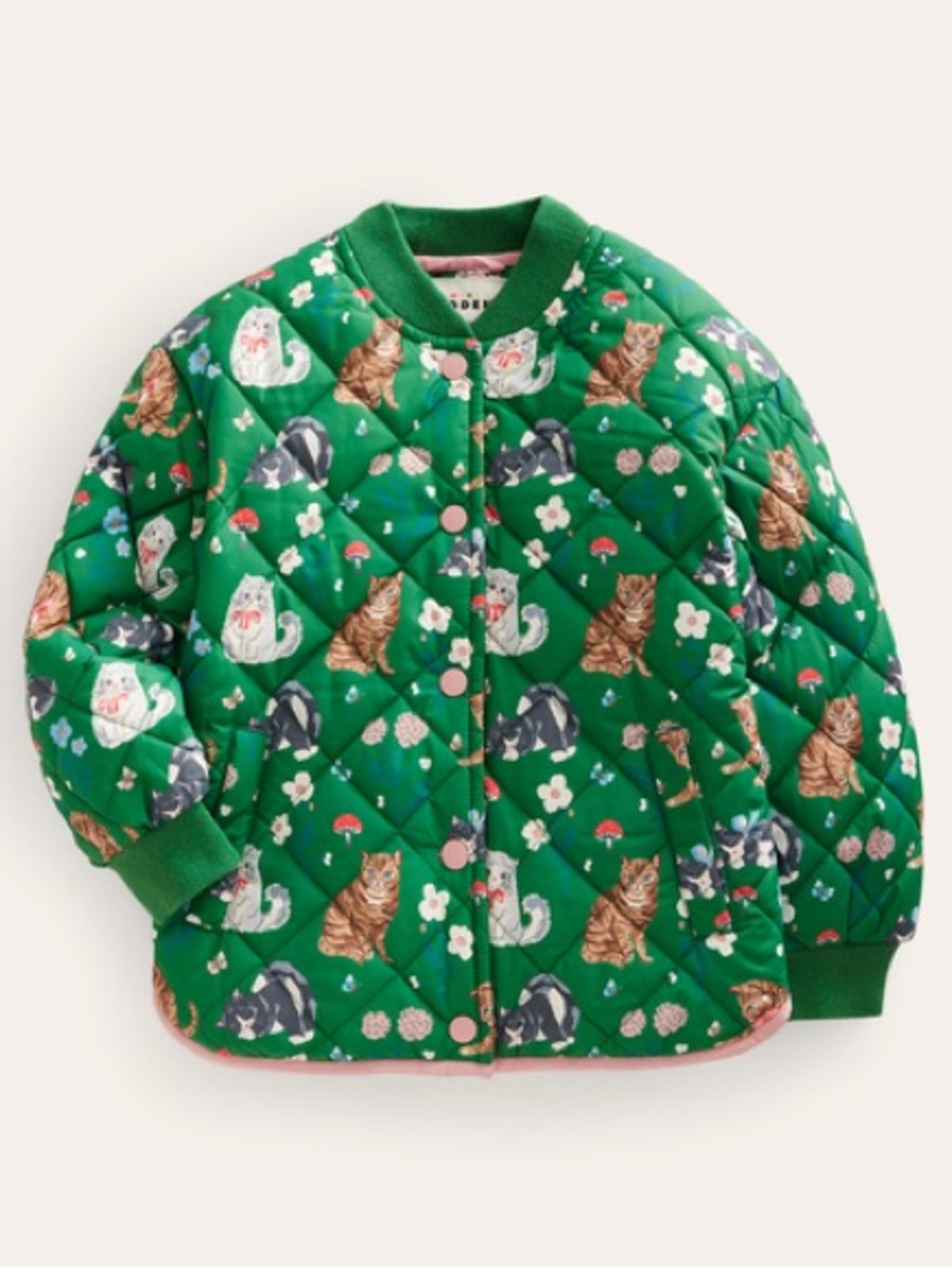 Mini Boden Kitty-Cat Bomber Jacket (4-5Y)